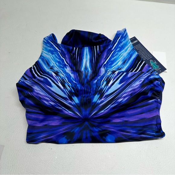 LONGITUDE Blue and Purple Women's Swimsuit SIZE 14 NWT - Picture 11 of 11